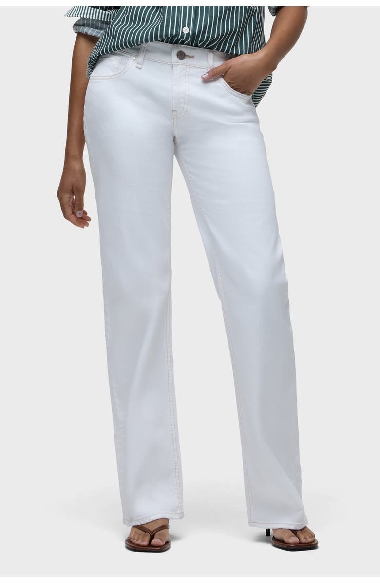 Hudson Jeans Kelli Loose Straight, Main, color, White