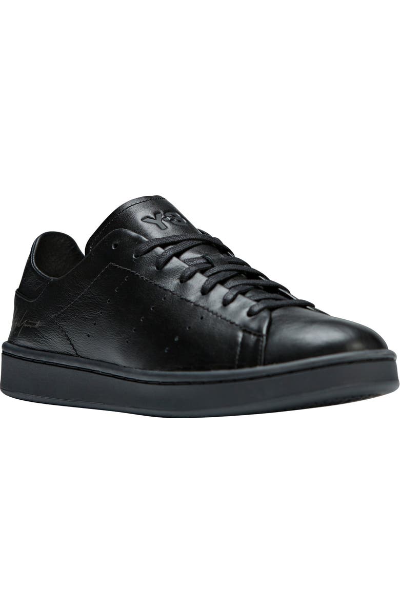adidas Y-3 Stan Smith Sneaker, Main, color, Black/ Black/ Black