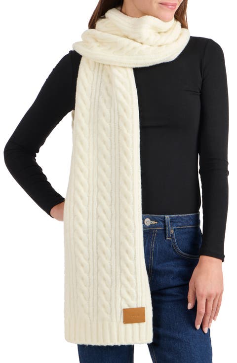 Airspun Cable Knit Scarf