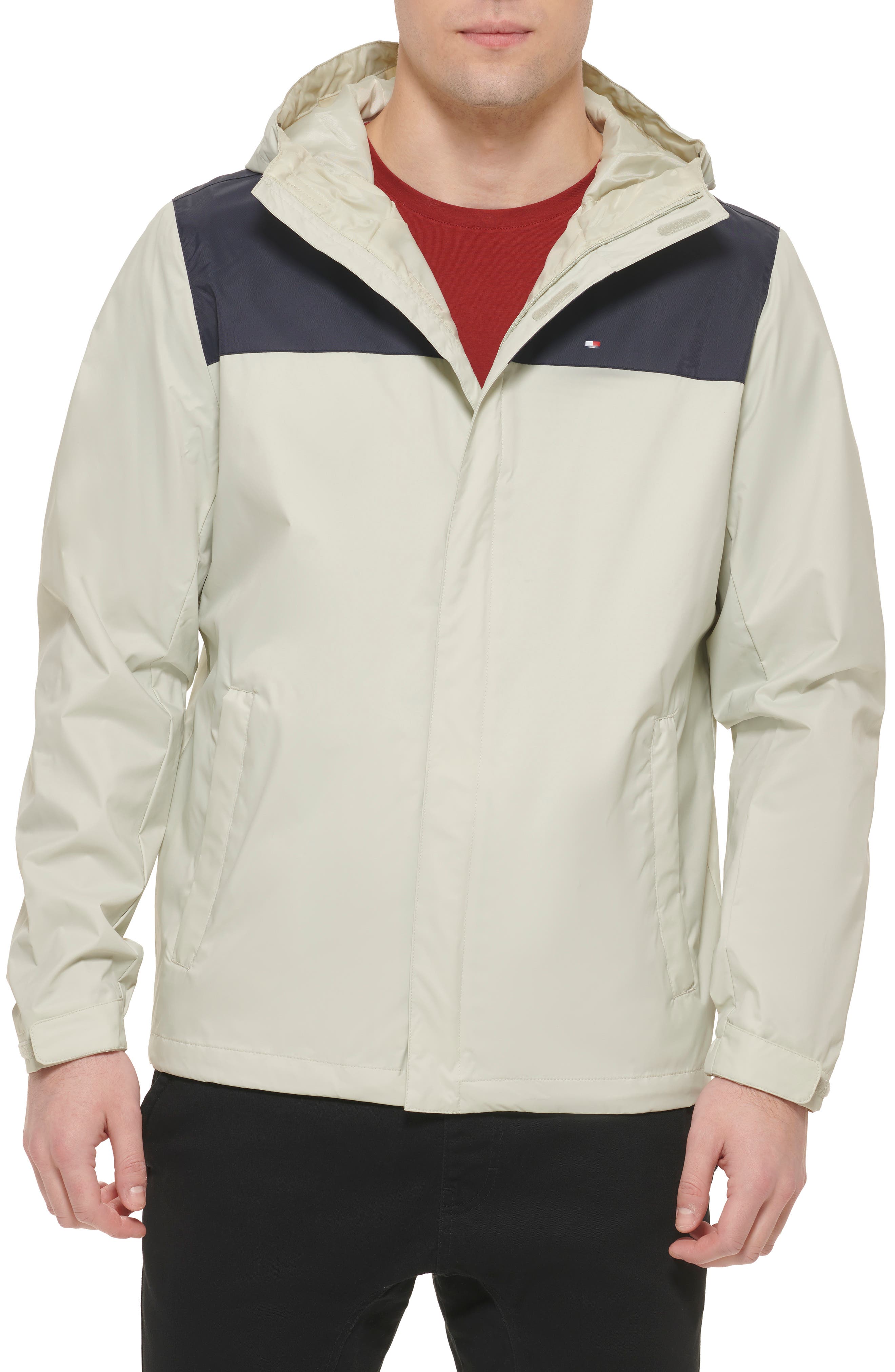 Tommy Hilfiger Hooded Rain Slicker Jacket