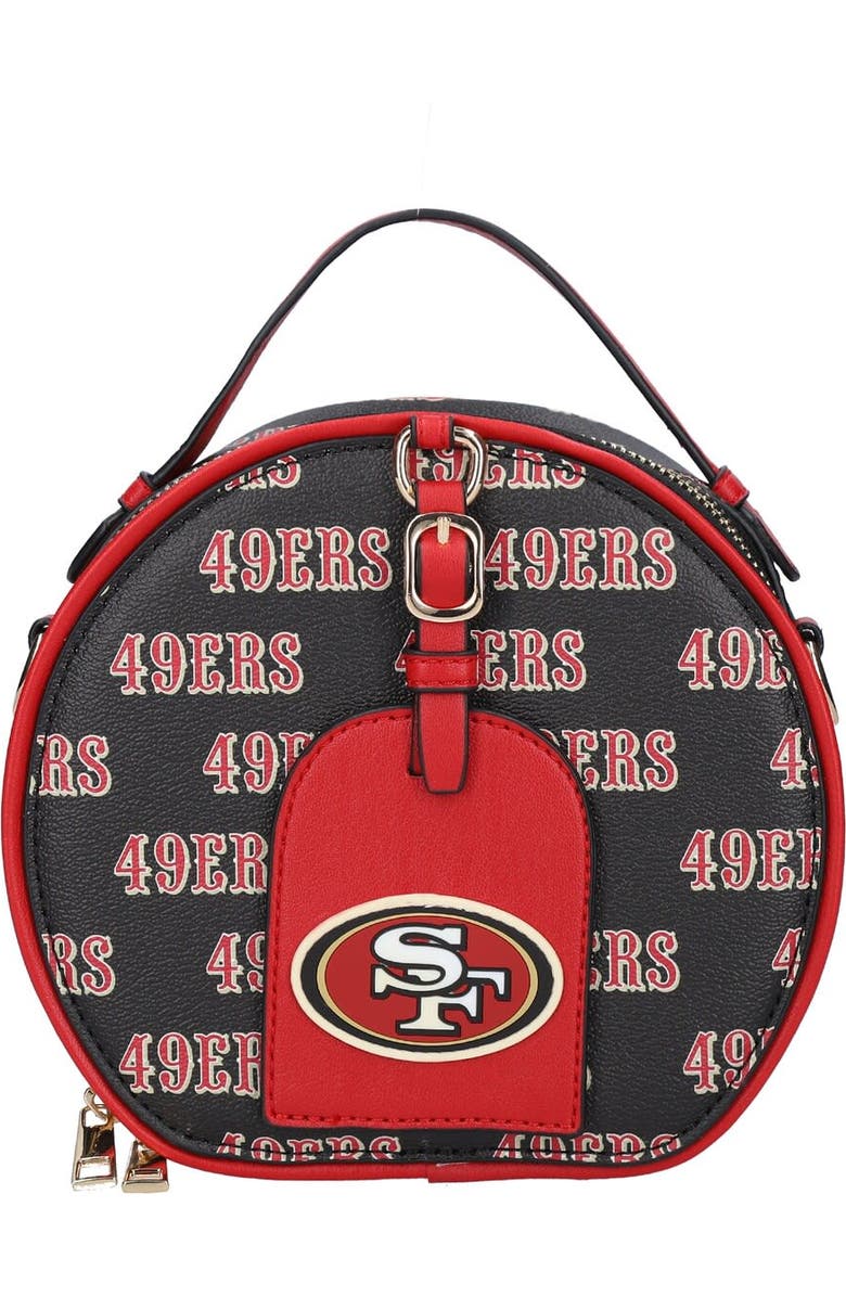 CUCE San Francisco 49ers Repeat Logo Round Bag, Main, color,