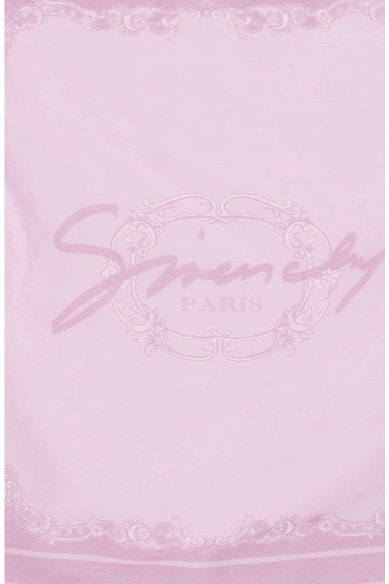 Logo Silk Square Scarf, Alternate, color, PINK