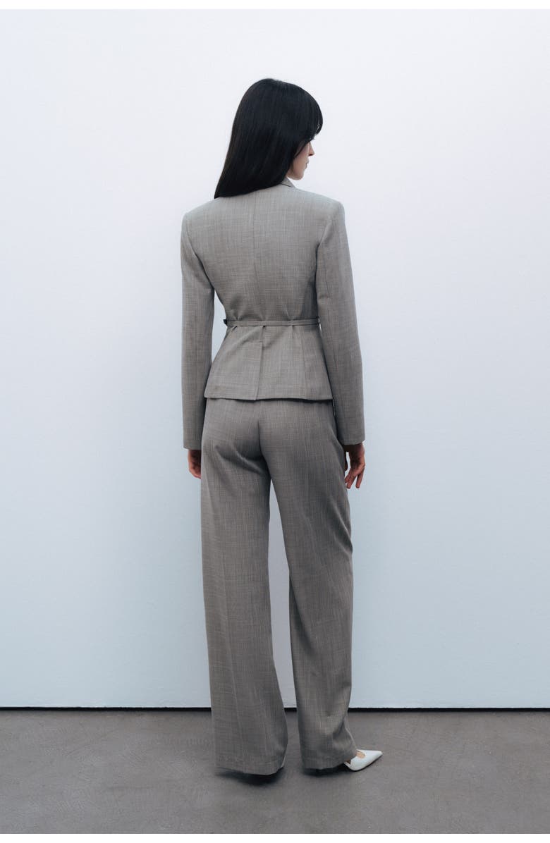 Nocturne Thin Belted Blazer, Alternate, color, 