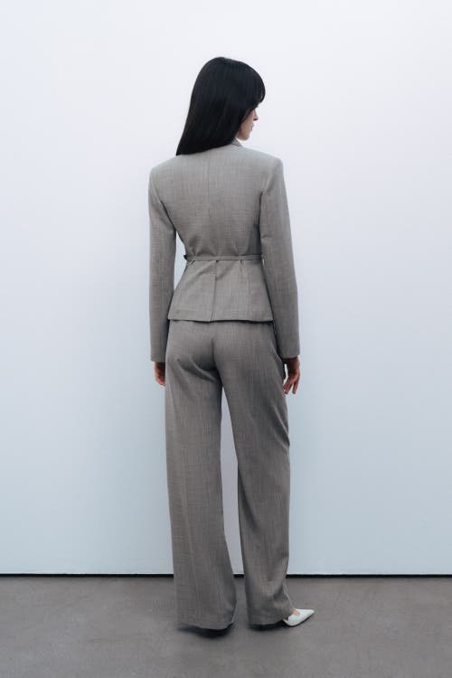 NOCTURNE NOCTURNE THIN BELTED BLAZER