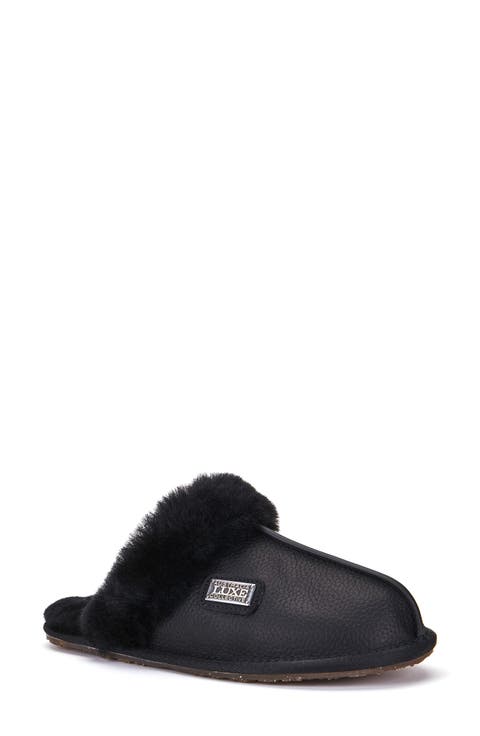 Genuine Shearling Mule Slipper (Women)