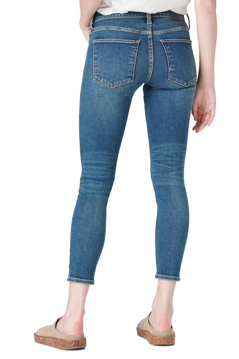Ava Mid Rise Skinny Jeans, Alternate, color, LYELL