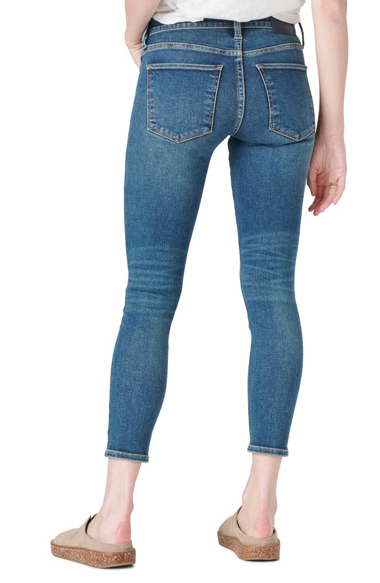 Lucky Brand Ava Mid Rise Skinny Jeans, Alternate, color, Lyell