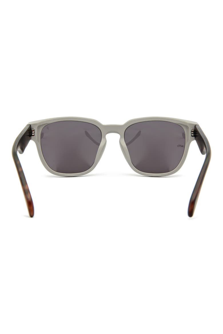 Key West 55mm Square Sunglasses, Alternate, color, MATTE COOL GREY/ SMOKE