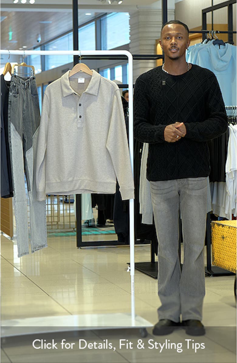 Regular Fit Polo Sweatshirt, sales video thumbnail