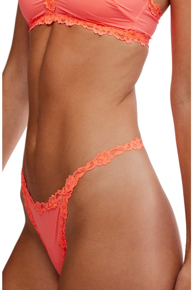 Intimately FP Charlie Micro Thong, Alternate, color, SUNSET