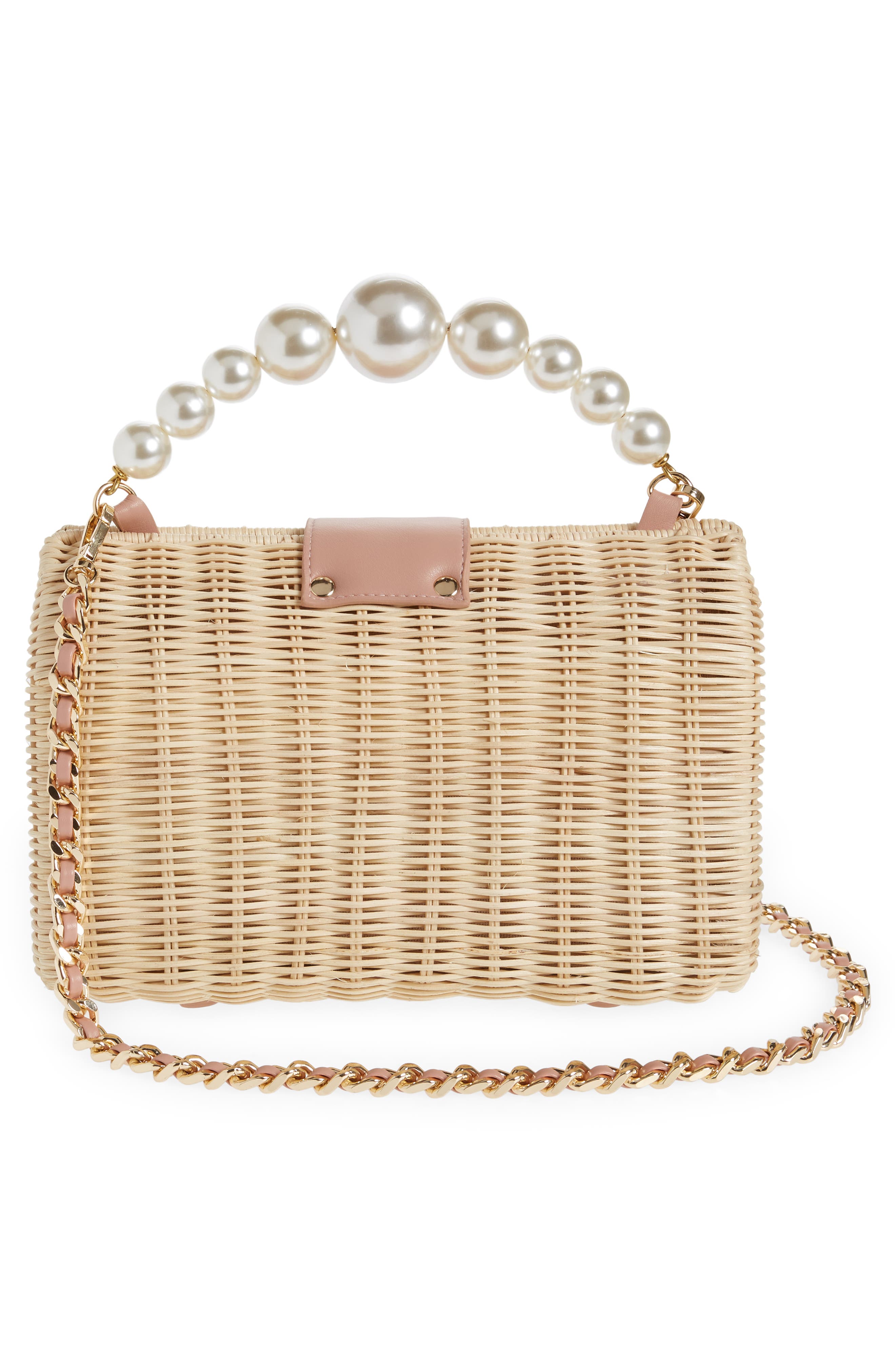 BTB Los Angeles Coco Clutch, Alternate, color, Petal