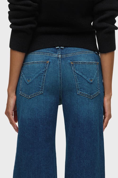 Hudson Jodie High Rise Contrast Panel Jeans In Mixture In Black