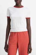 Vince Ringer Short Sleeve Sweater
