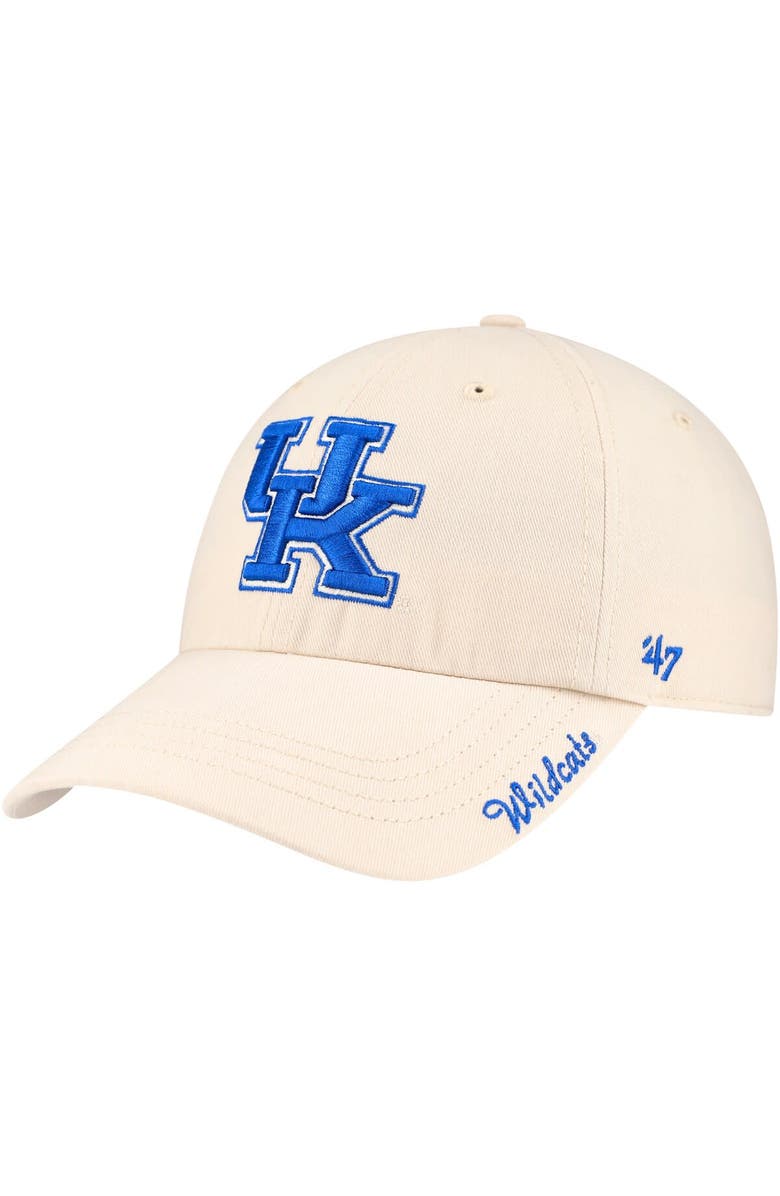 '47 Women's '47 Natural Kentucky Wildcats Miata Clean Up Adjustable Hat, Main, color, Natural