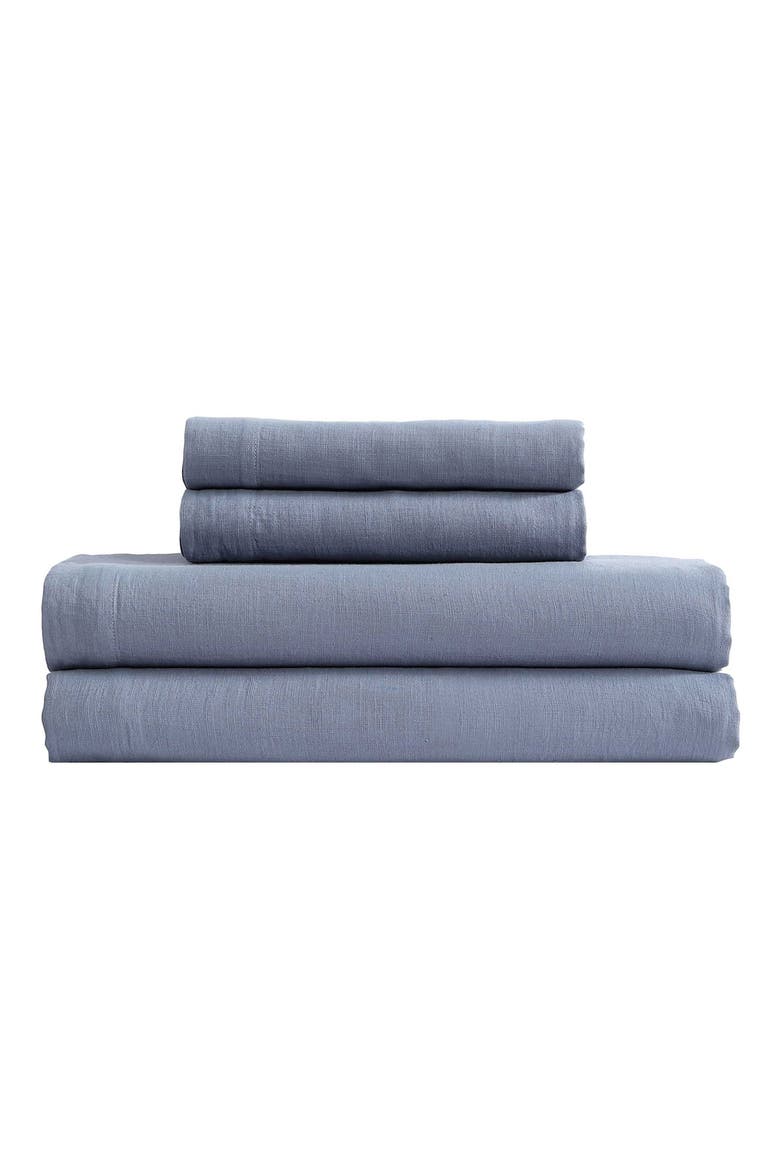 Soho Cotton Sheet Set, Main, color, MEDIUM / DARK BLUE