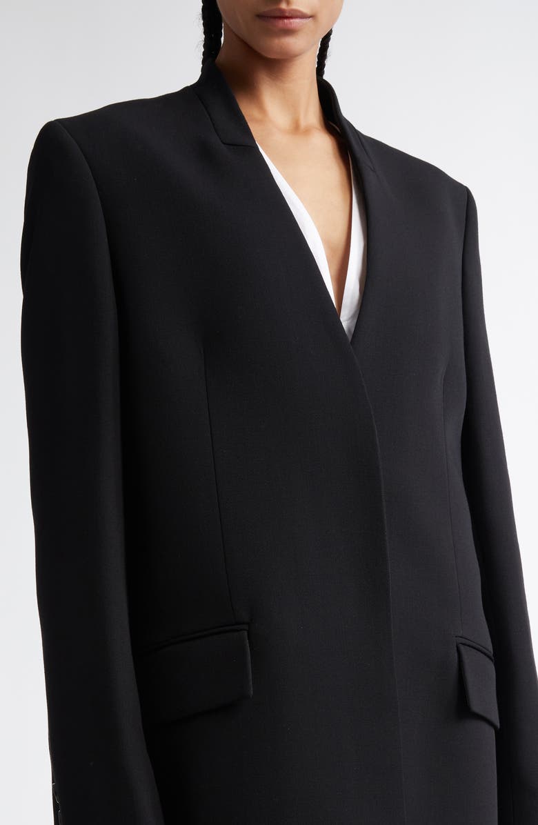 TOTEME Deep Pleated Coat, Alternate, color, Black