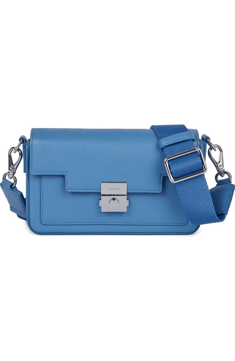 WE-AR4 The Retro Leather Crossbody Bag, Main, color, Swordfish