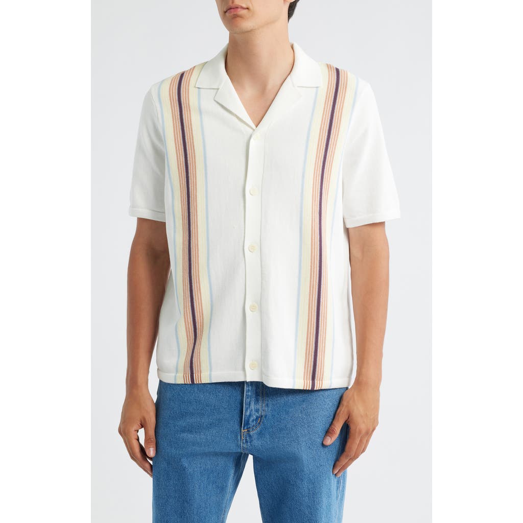 Wax London Ivy Camp Shirt in Ecru /Multi  product