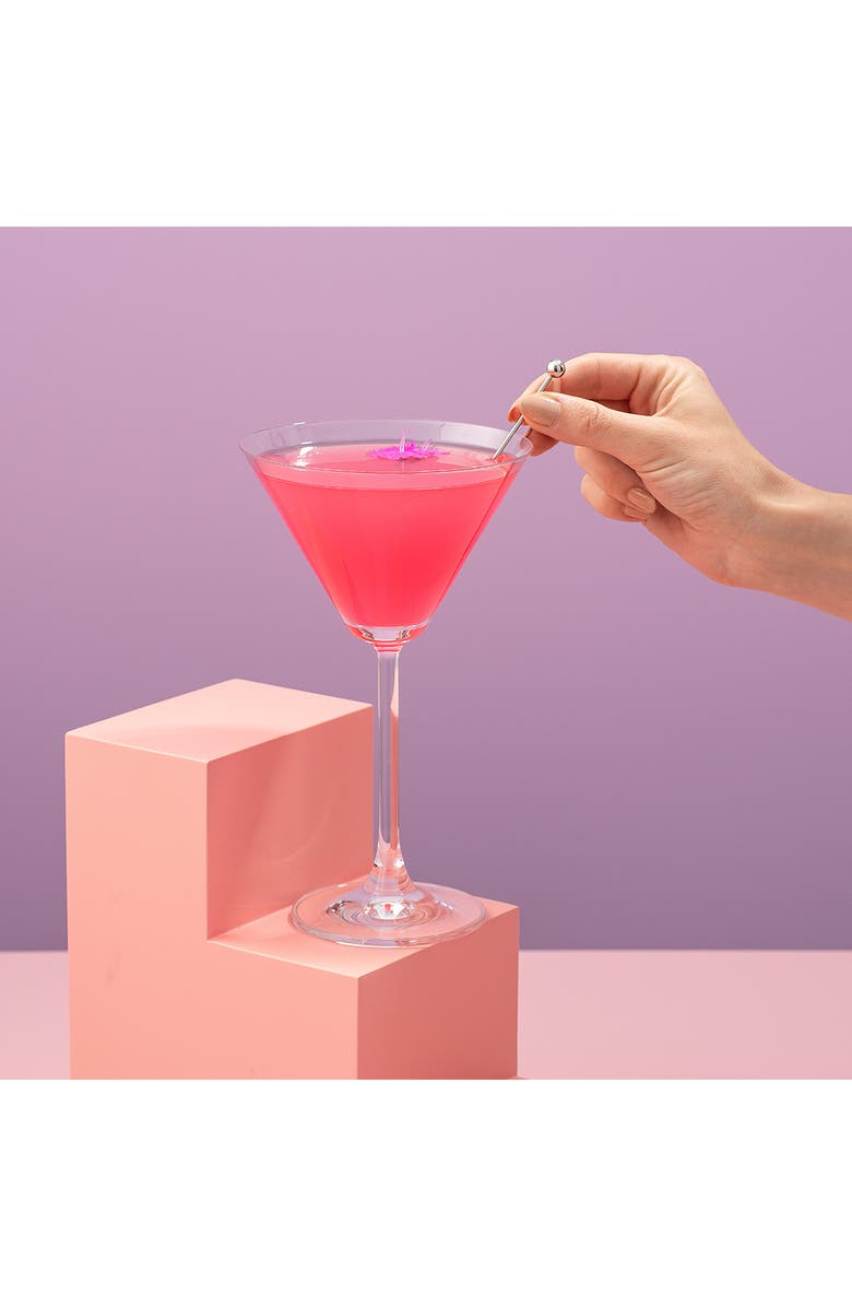 JoyJolt Olivia Set of 4 Martini Glasses, Alternate, color, Clear