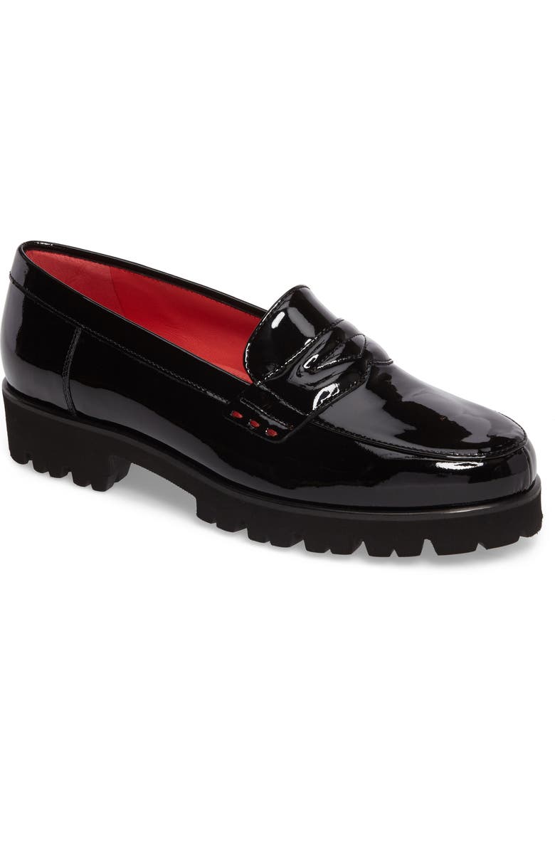 Pas de Rouge Classic Penny Loafer, Main, color,