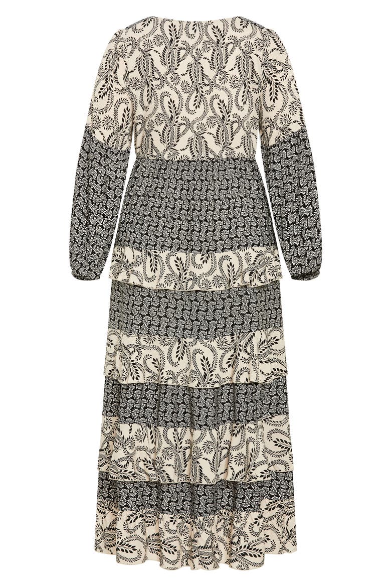 Clementine Mixed Print Long Sleeve Maxi Dress, Alternate, color, PRINT