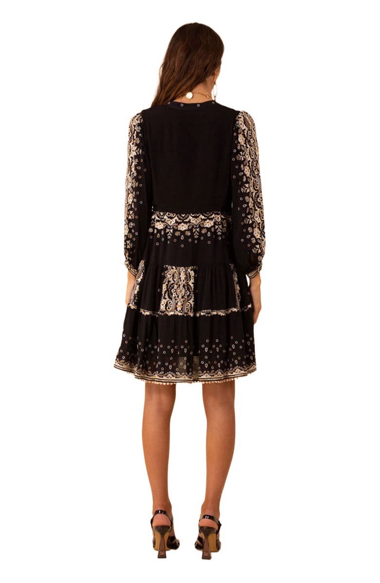 Hale Bob Emery Embroidered Dress, Alternate, color, 