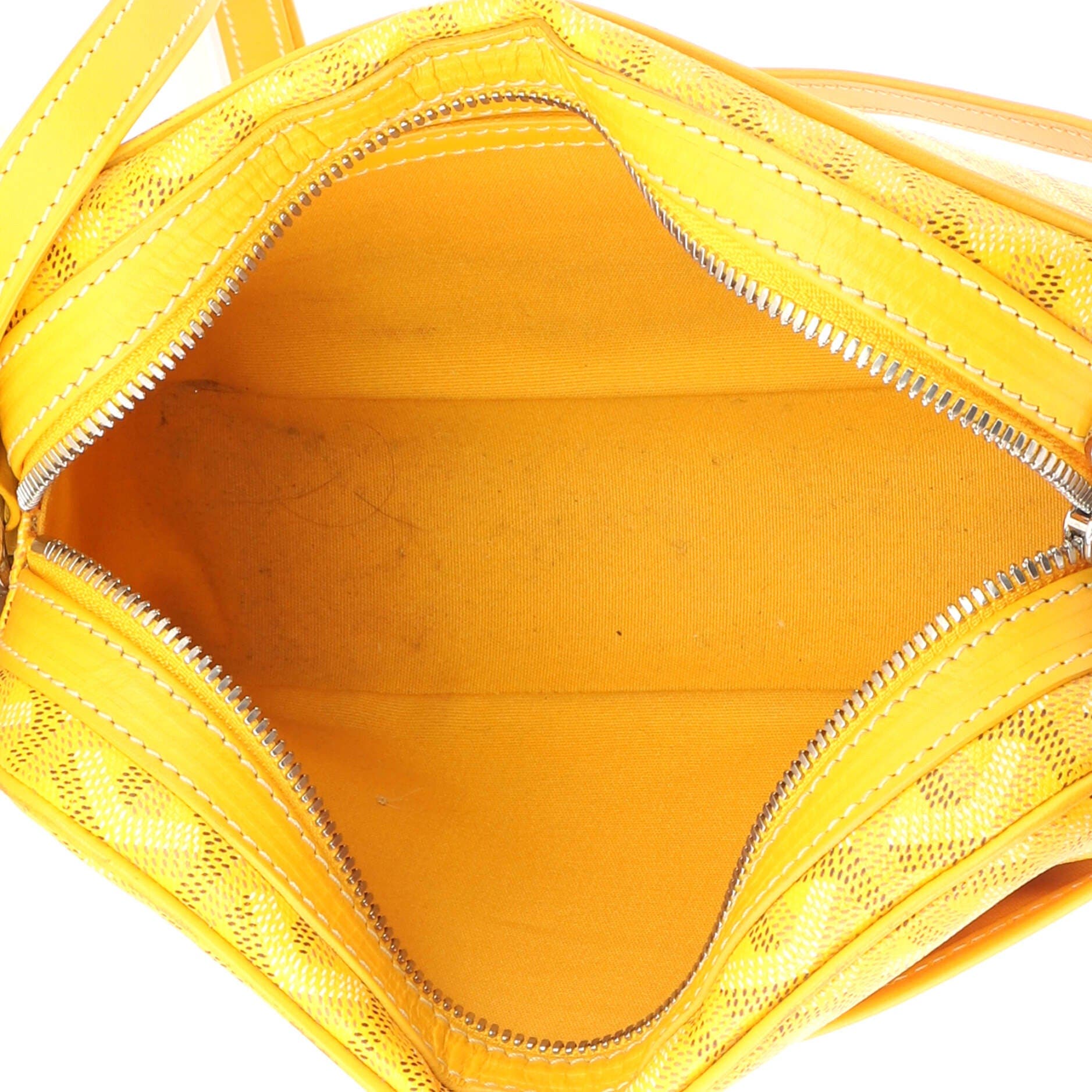 Cap Vert Bag Coated Canvas, Alternate, color, Yellow