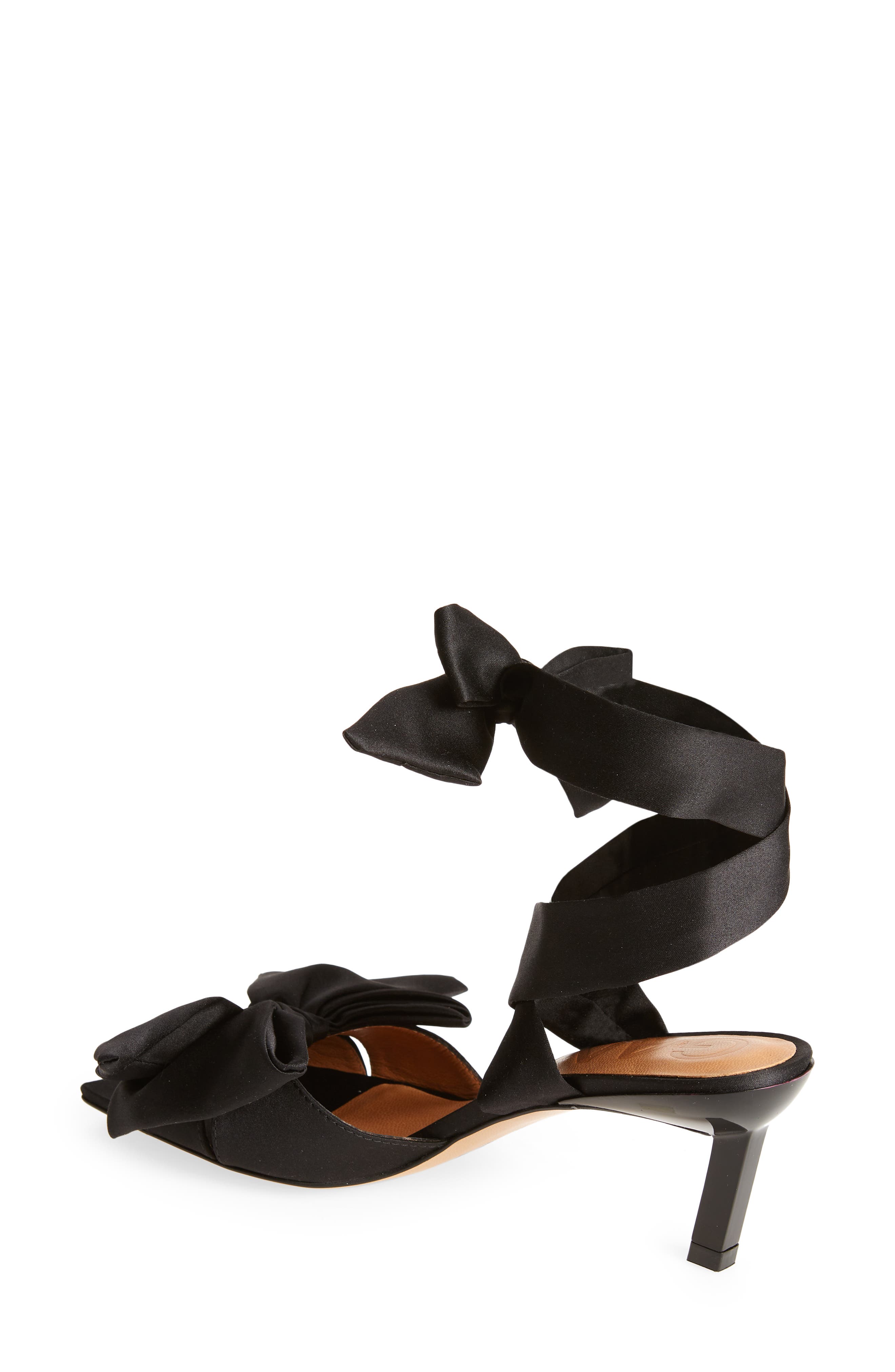 Ganni Bow Sandal, Alternate, color, 