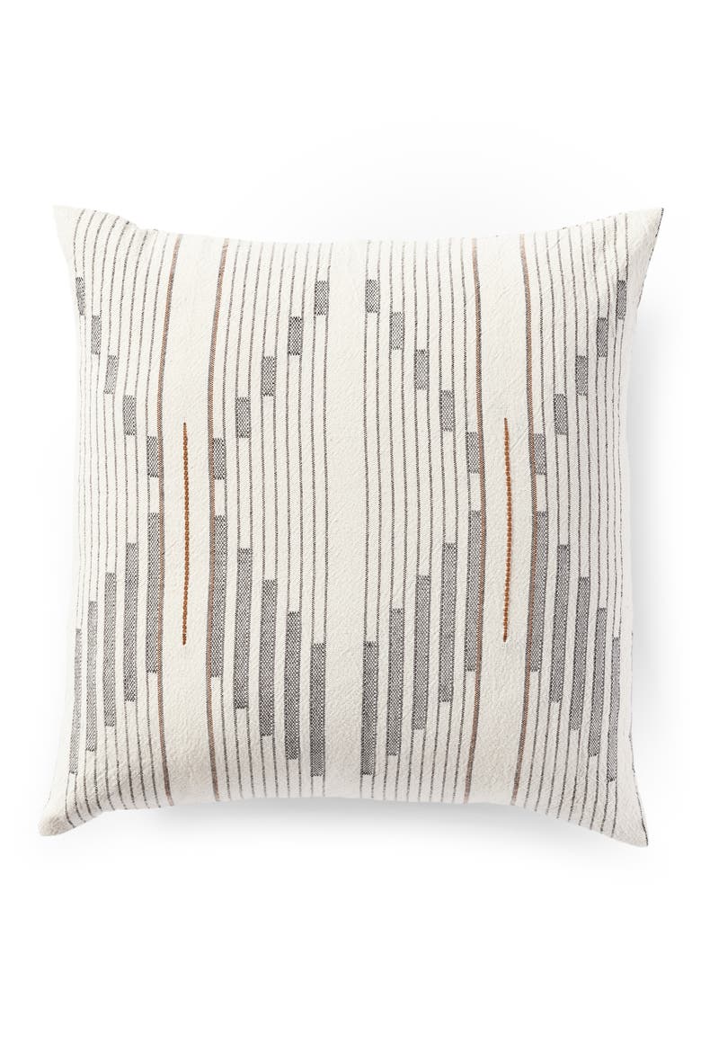 Morelia Jacquard Organic Cotton Pillow Cover, Main, color, HARVEST