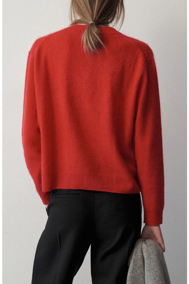Oversized Wool Sweater, Alternate, color, RED