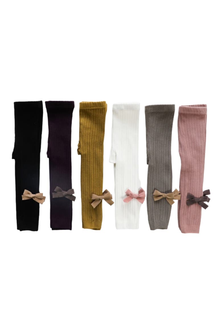 Mila Knit Cotton Leggings, Alternate, color, BLACK