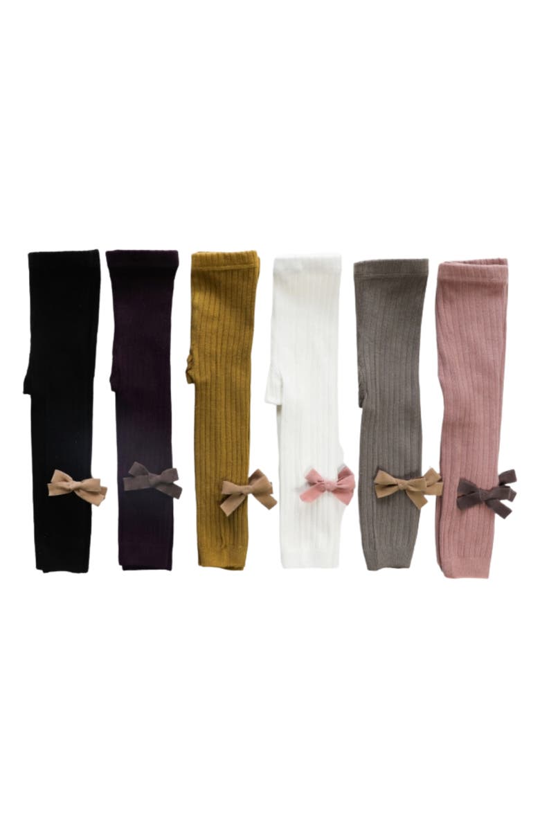 Ashmi & Co. Mila Knit Cotton Leggings, Alternate, color, Black