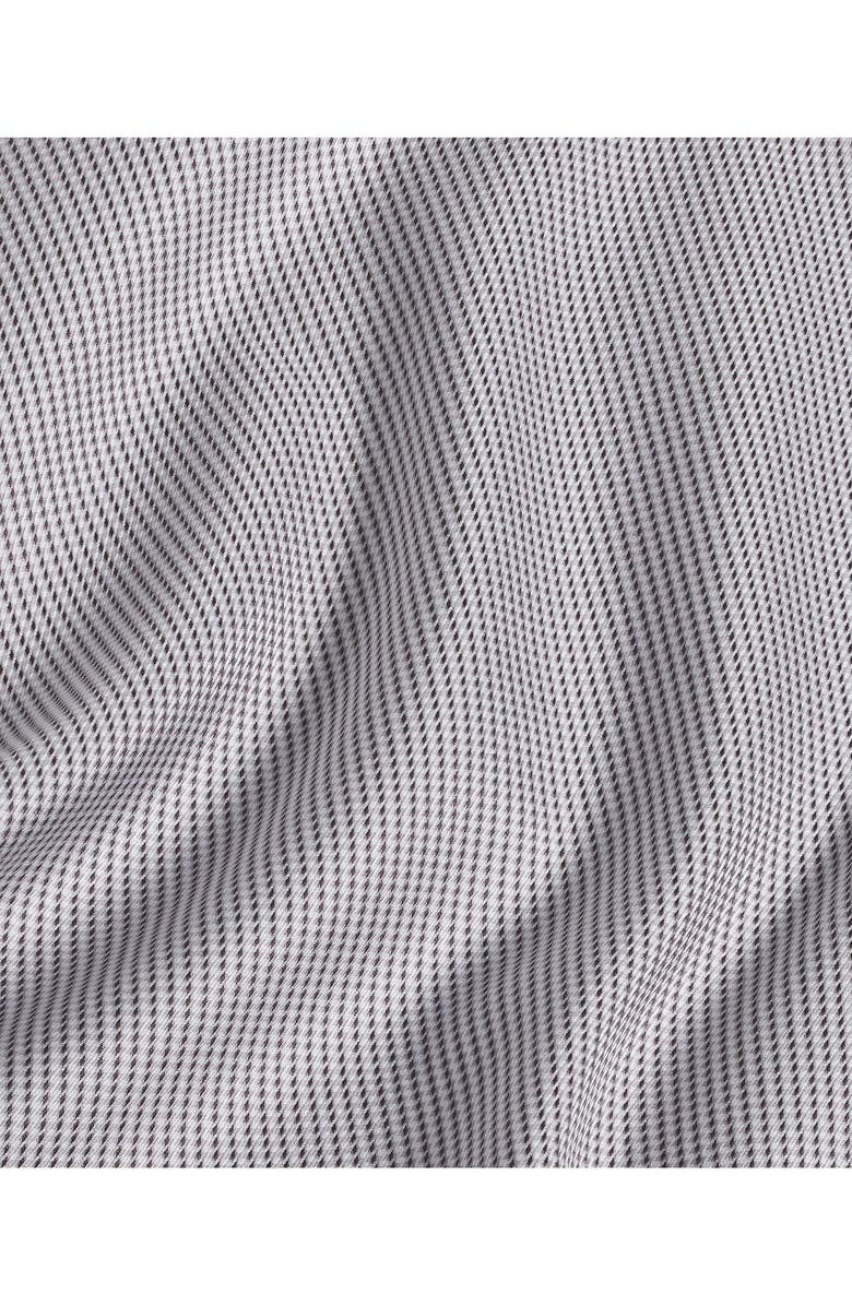 David Donahue Trim Fit Micropattern Textured Cotton Twill Dress Shirt, Alternate, color,