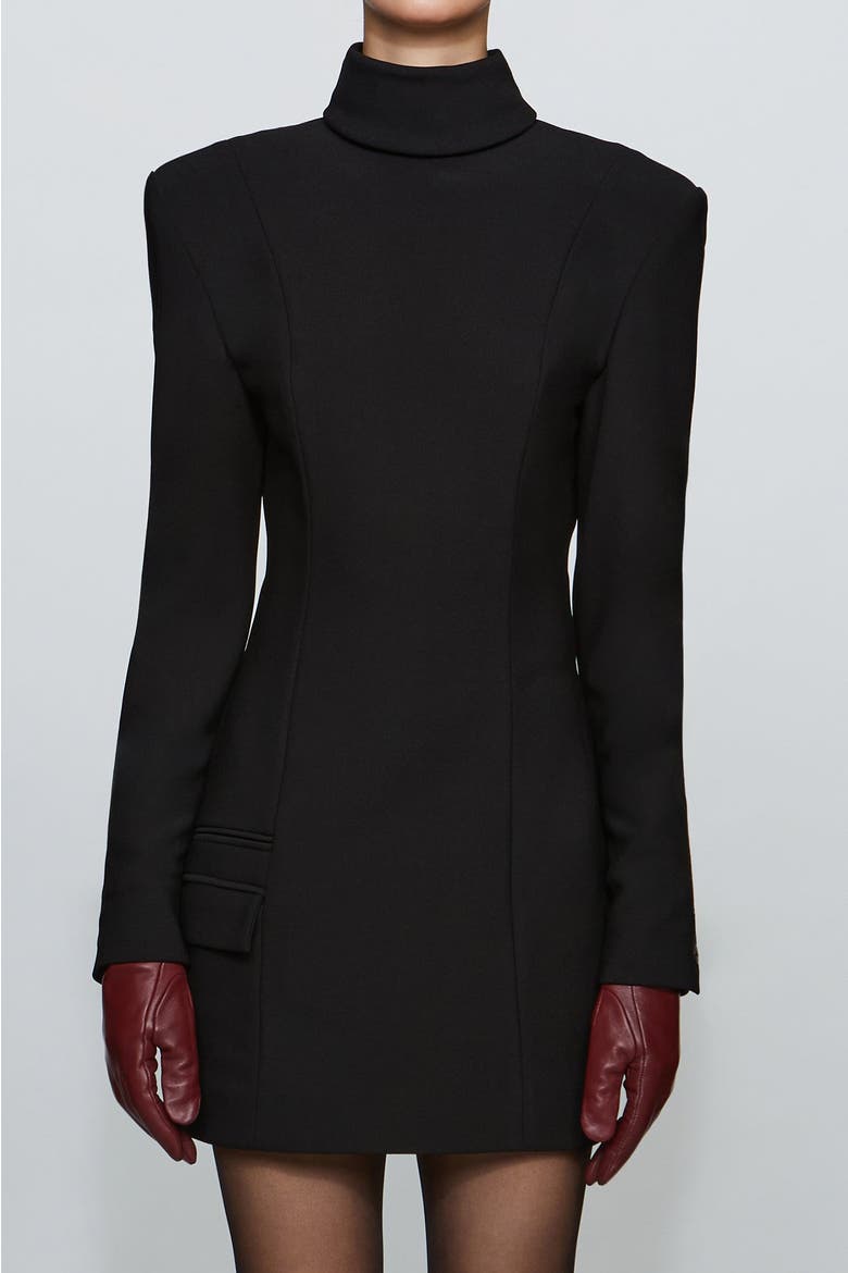 Iris Mini Dress, Alternate, color, Black