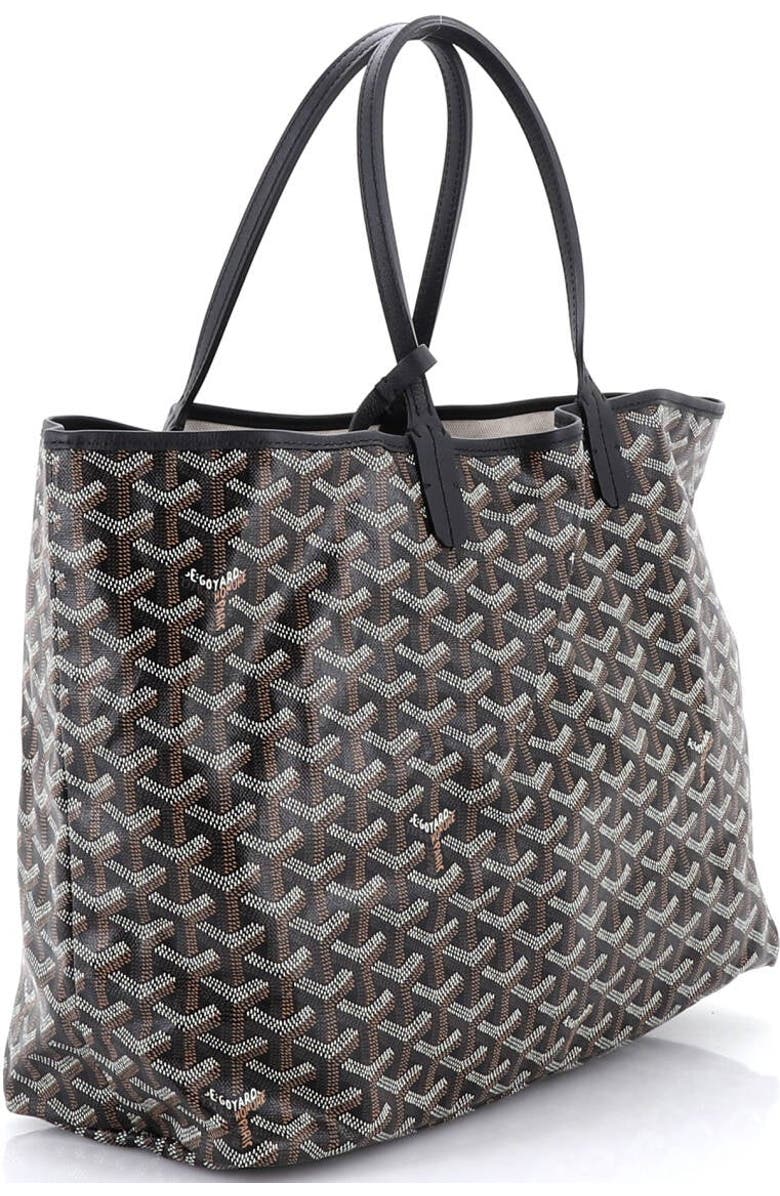 Pre-Owned Goyard Saint Louis Tote Coated Canvas PM, Alternate, color, Black