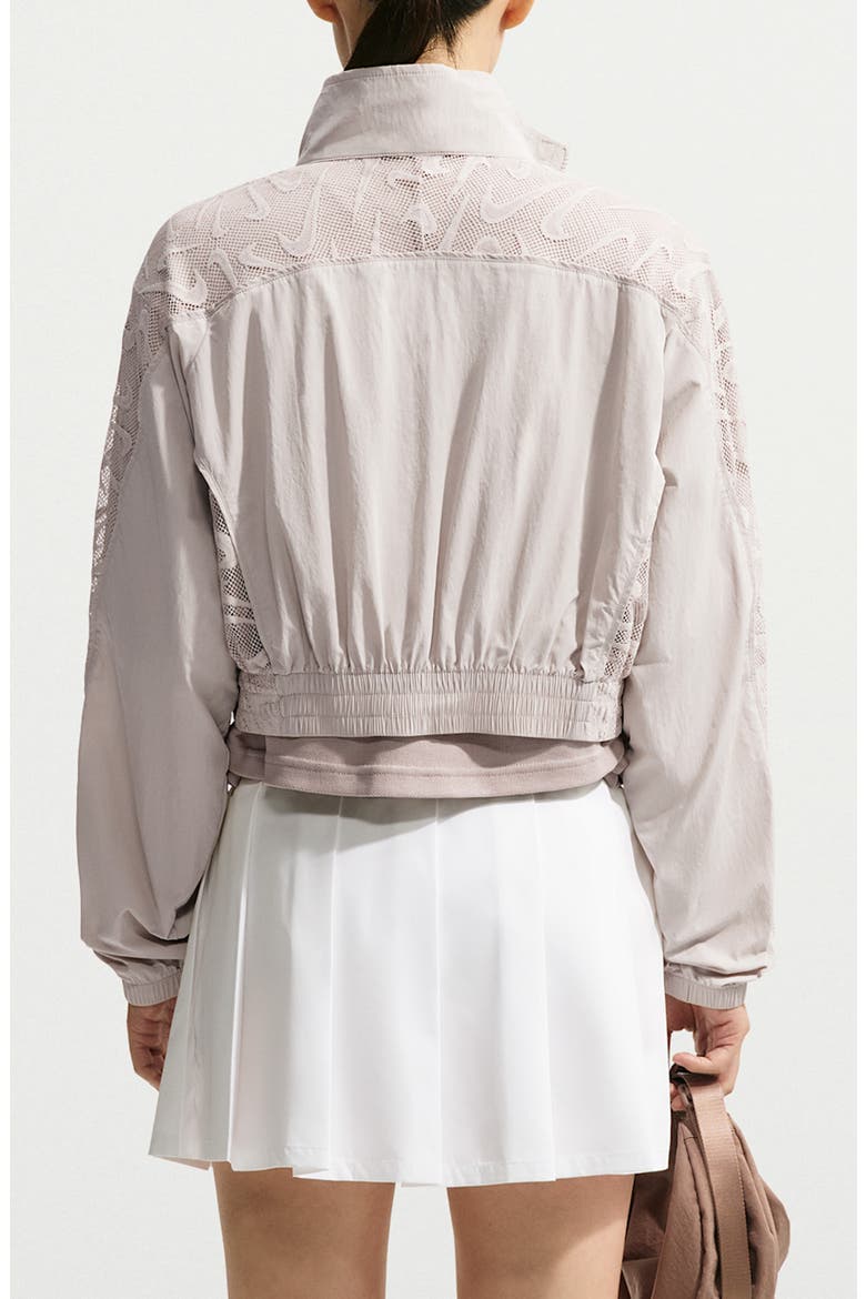 Sportswear Cropped Track Jacket, Alternate, color, CREAM II/ CREAM II/ WHITE