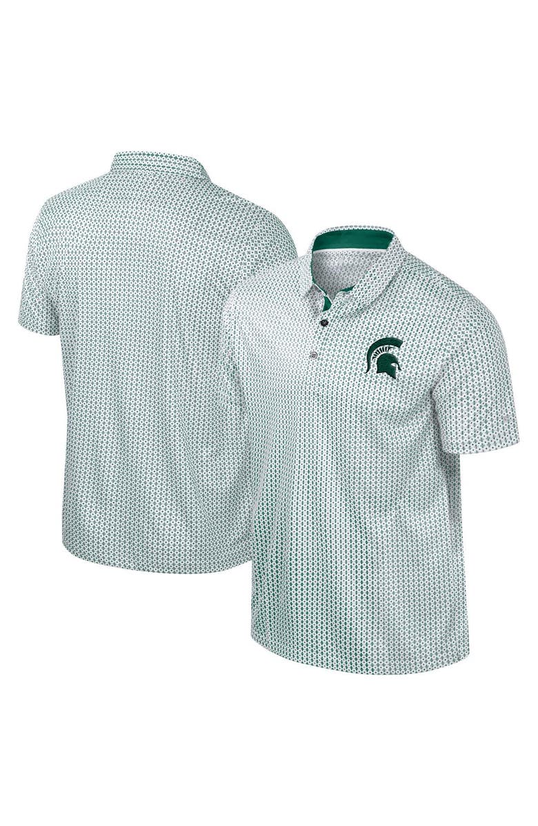 COLOSSEUM Men's Colosseum Green Michigan State Spartans Big & Tall Marty Rival Polo, Main, color, Green