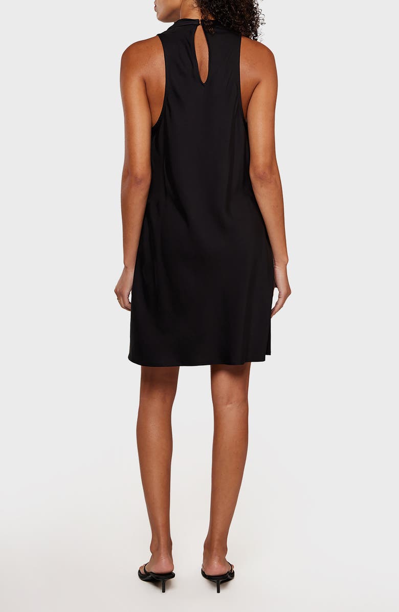 matty m. Cowl Neck Minidress, Alternate, color, Black