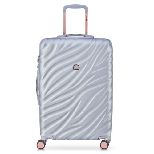 Delsey Paris Alexis Hardside 2-piece (21"/25") Expandable Spinner Luggage Set In Platinum/rose Gold