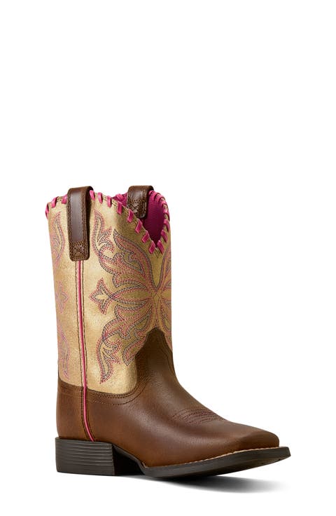 Kids' Sundown Leather Western Boot