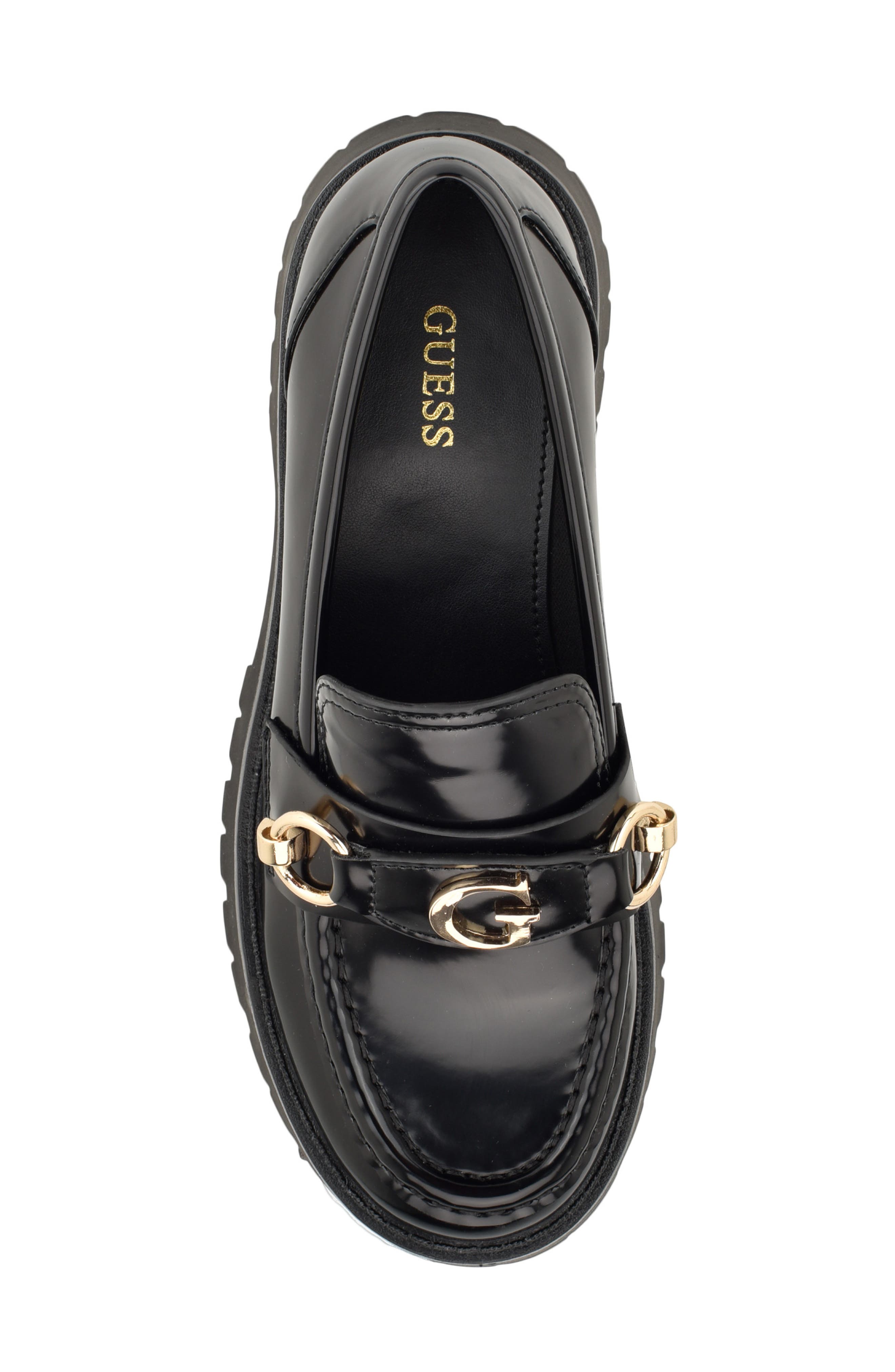 Almost Platform Loafer, Alternate, color, BLACK 002