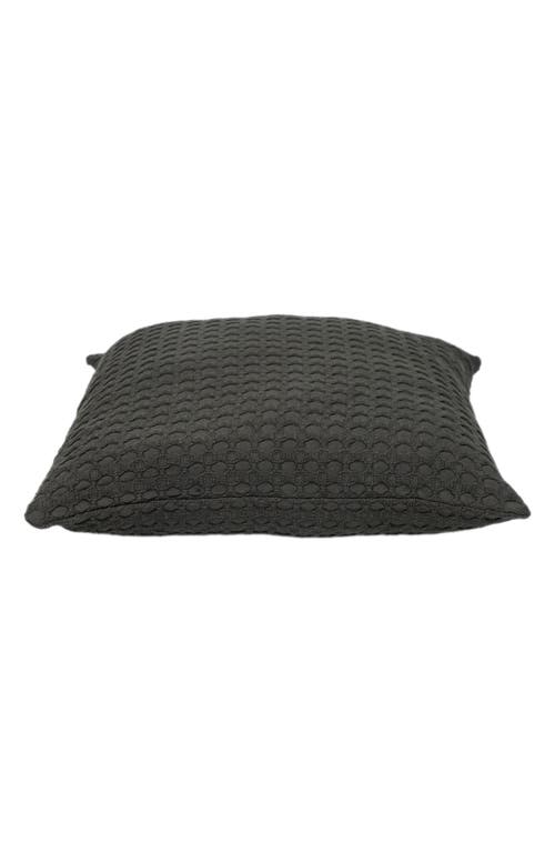 Parkland Collection Embroidered Throw Pillow In Gray