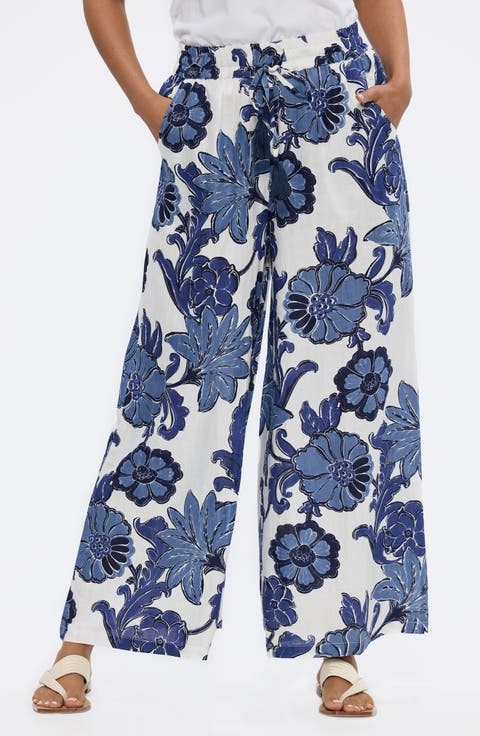 Freedom Floral Drawstring Pants