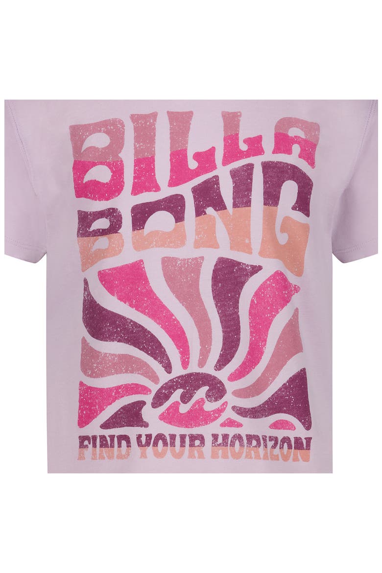 Kids' Sunset Graphic T-Shirt, Alternate, color, LAVENDER FROST