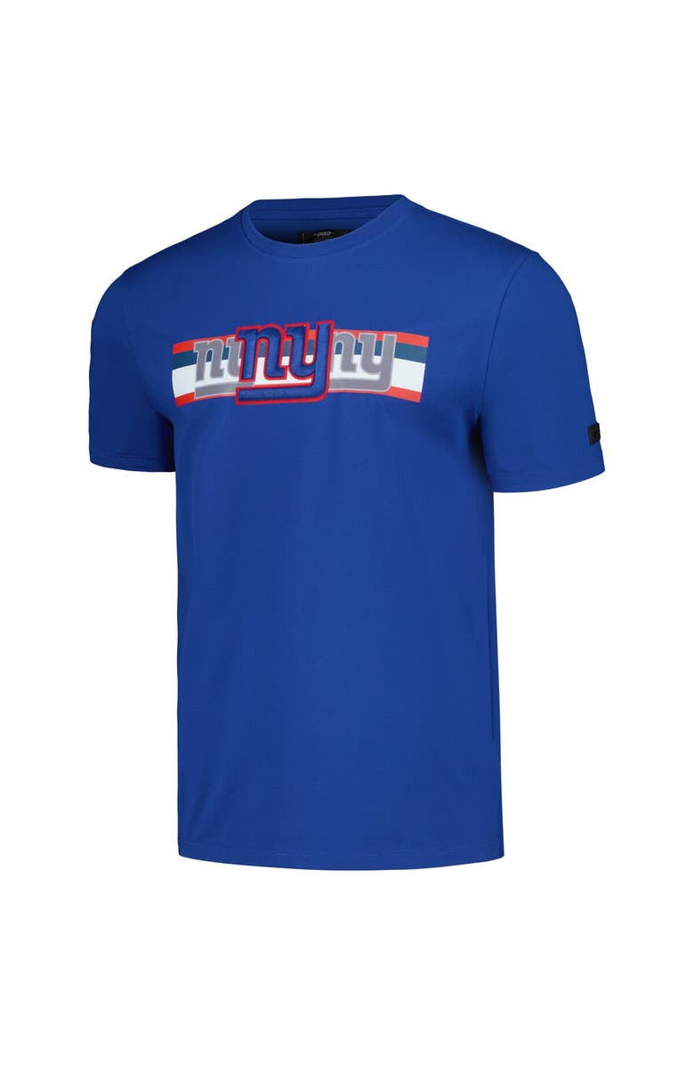 PRO STANDARD Men's Pro Standard Royal New York Giants Retro Striper T-Shirt, Alternate, color, Royal