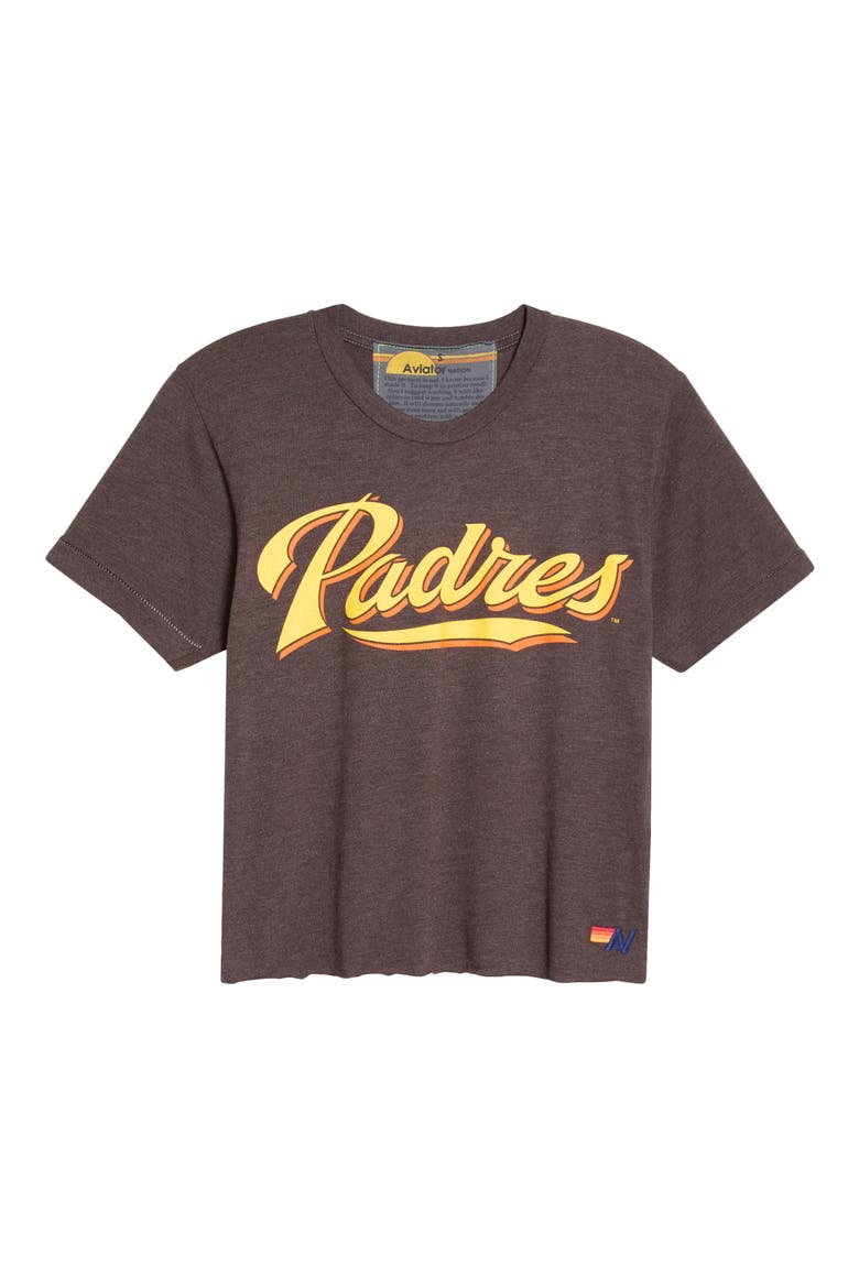 San Diego Padres Graphic Tee, Main, color, BROWN