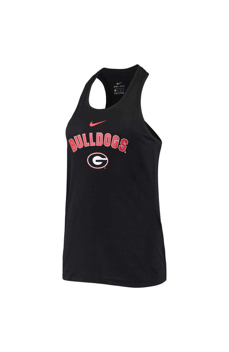 Nike Women's Nike Black Georgia Bulldogs Arch & Logo Classic Performance Tank Top, Alternate, color, 