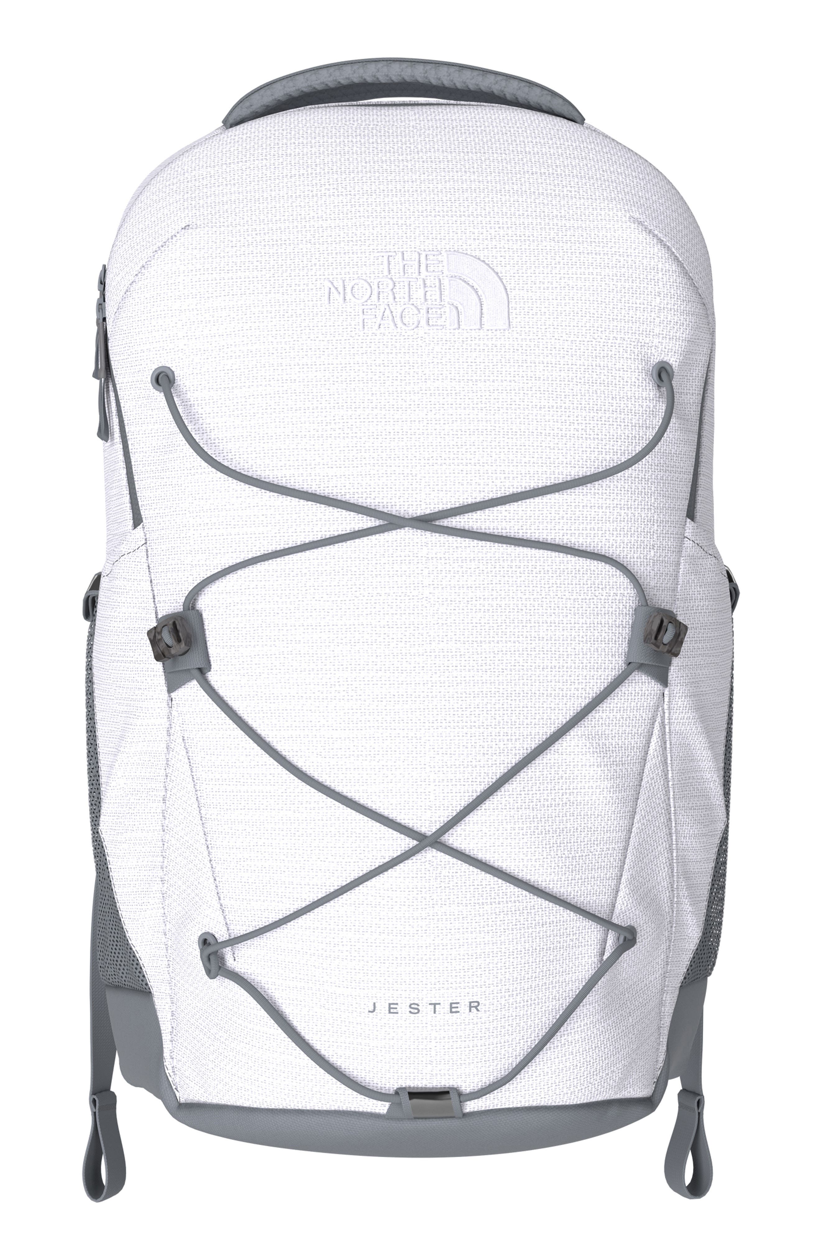 TNF WHITE METALLIC/ MID GREY