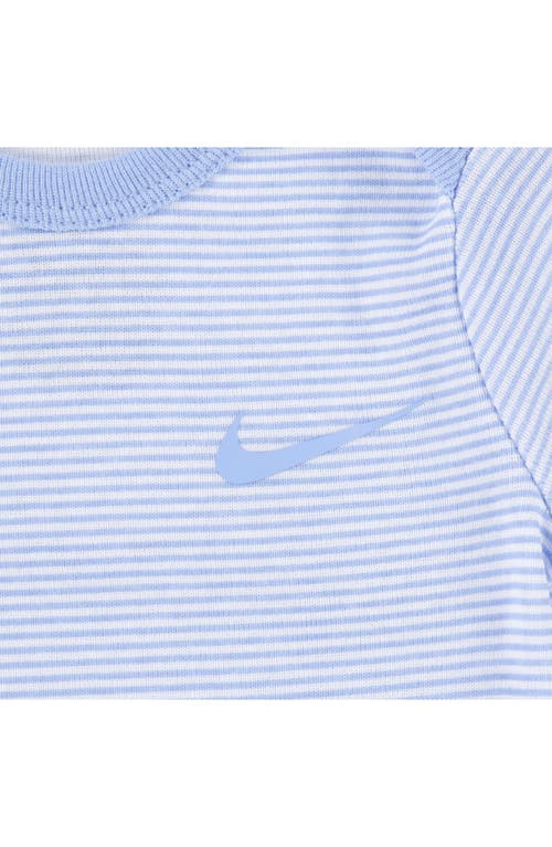 Nike Essentials 2-pack Bodysuits & Joggers Set In Cobalt Bliss Heather