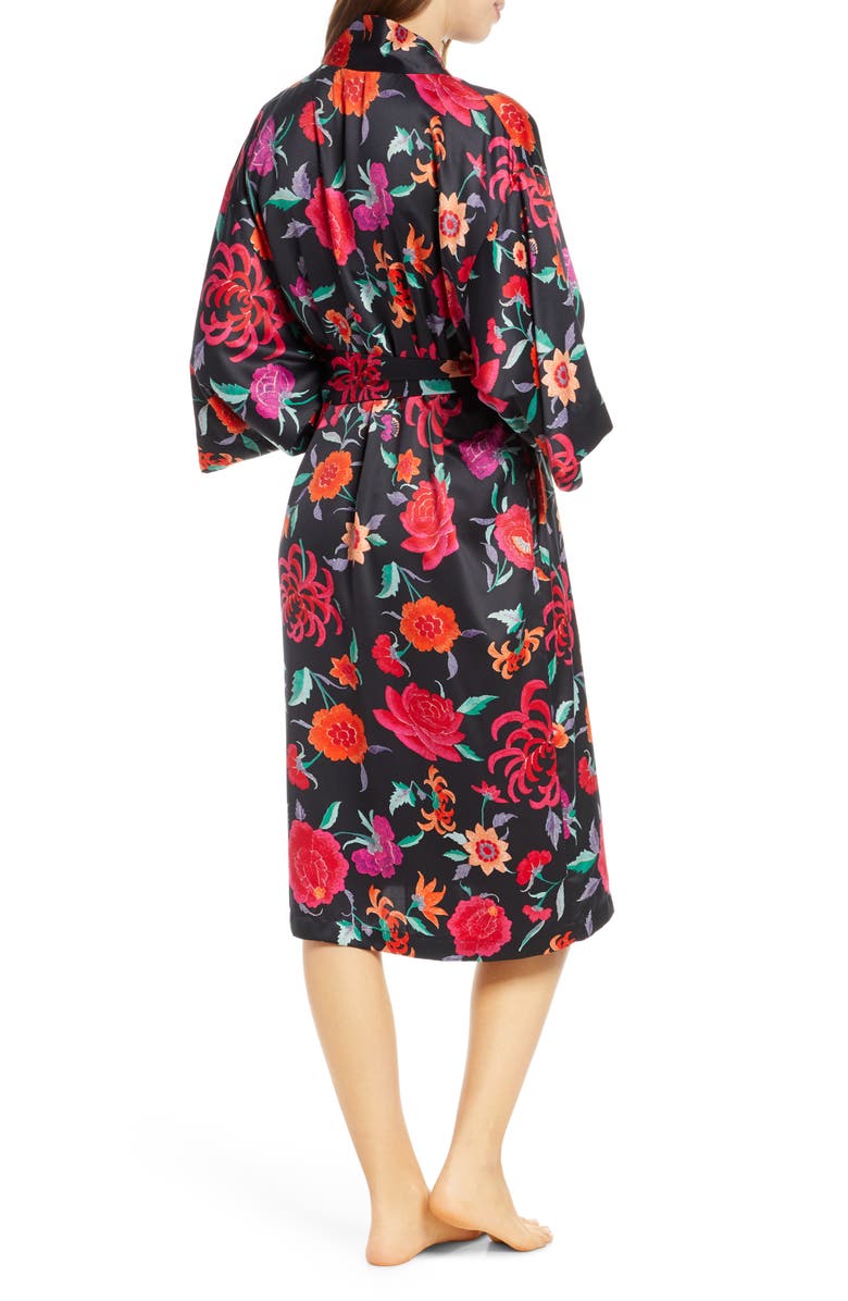 Natori Duchess Satin Robe, Alternate, color, 